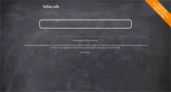 Desktop Screenshot of lethia.info